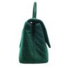 SAC CHANEL COCO HANDLE CHEVRON VERT