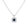 MAUBOUSSIN COLLIER OR BLANC 18K DTS/SAPHIR 3.29GR SEX AND LOVE