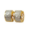 BOUCLE D'OREILLE OR JAUNE 18CT 12.41GR DMT