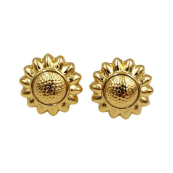 BOUCLE D OREILLE OR JAUNE 18CT 3GR