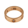 CARTIER LOVE OR ROSE 18CT 9.63GR 3 DMT T58