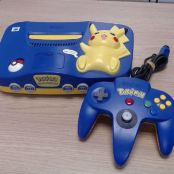 CONSOLE N64 PIKACHU + MANETTE PIKACHU