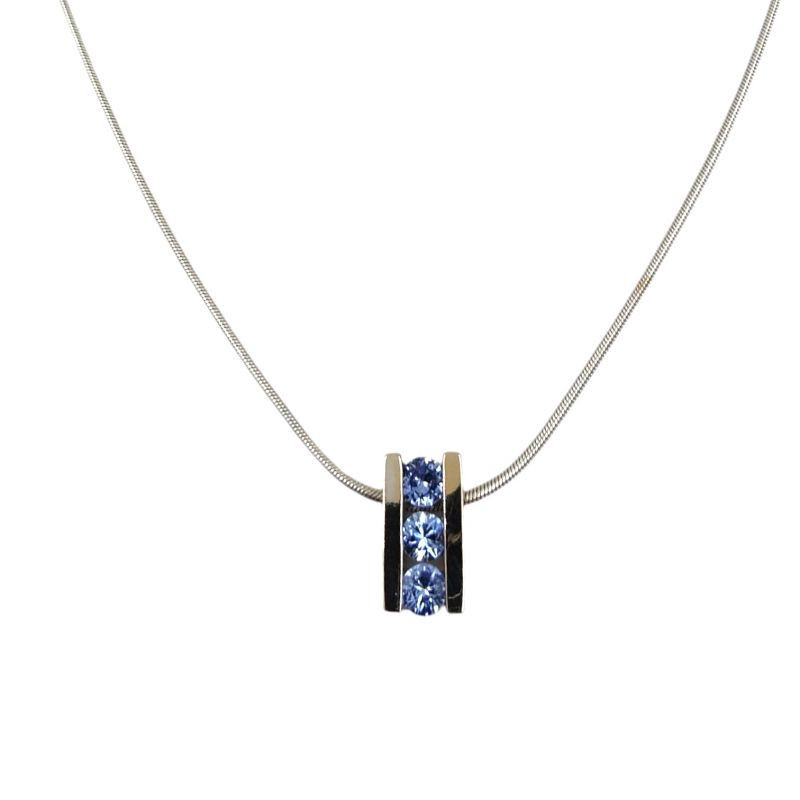 COLLIER OR BLANC 18CT 5.47GR TOURMALINE COLLIER OR BLANC 18CT 5.47GR TOURMALINE