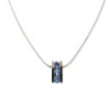 COLLIER OR BLANC 18CT 5.47GR TOURMALINE
