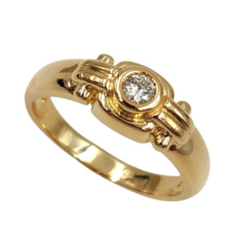 BAGUE OR JAUNE 18CT 7.07GR DMT