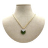 COLLIER OR 18K JADE DTS 6.2GR