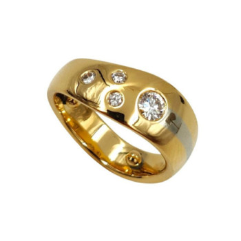BAGUE OR JAUNE 18CT 10.50GR DMT
