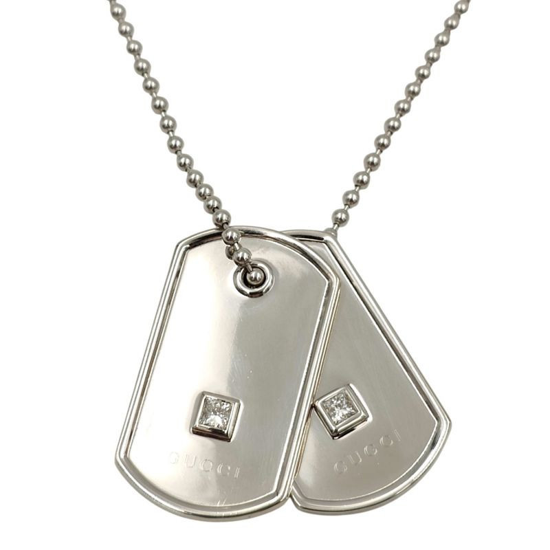 CHAINE AVEC PENDENTIF GUCCI OR 18K ET DMT 19.13GR