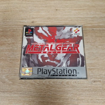 METAL GEAR SOLID - PS1 PLATINUM (MANQUE NOTICE)