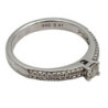 BAGUE PLATINE 950+DIAMS T51 3.98GRS