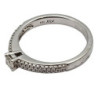 BAGUE PLATINE 950+DIAMS T51 3.98GRS