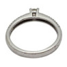 BAGUE PLATINE 950+DIAMS T51 3.98GRS