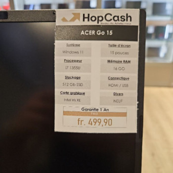 ACER ASPIRE GO 15 i7-1335U 16GB 512GB