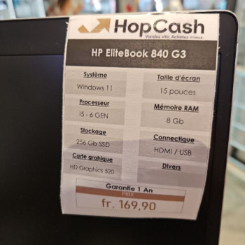 HP ELITEBOOK 840 G3 I5 6TH 8GB 256GB