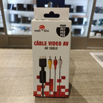 CABLE VIDEO AV PS1 PS2 PS3