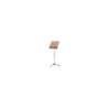 K&M 118/3 Orchestra Music Stand with Chrome Stand and Walnut Wooden Desk + STAND X3 KONING & MEYER