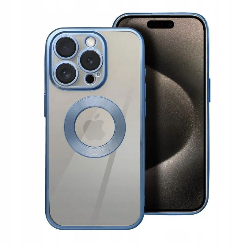 COQUE IPHONE 14 PRO BLUE/TRANSP