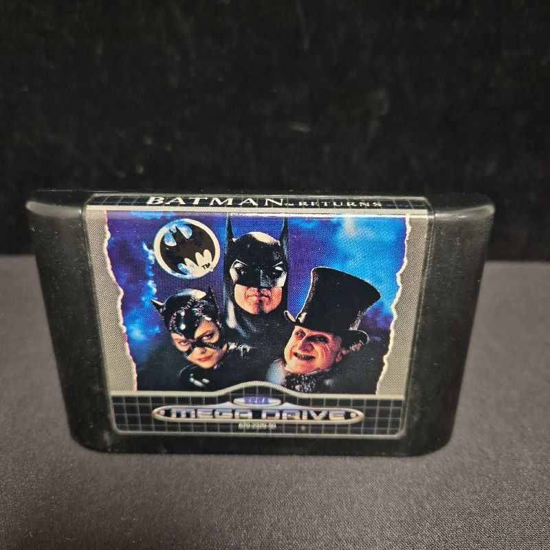 BATMAN RETURNS MEGADRIVE CARTOUCHE SEULE BATMAN RETURNS MEGADRIVE CARTOUCHE SEULE