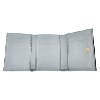 PORTE MONNAIE FENDI CUIR CERULEO