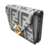 PORTE MONNAIE FENDI CUIR CERULEO