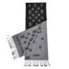 ECHARPE LOUIS VUITTON ALL ABOUT MONOGRAM NOIR