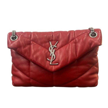 SAC YSL LOULOU PUFFER ROUGE