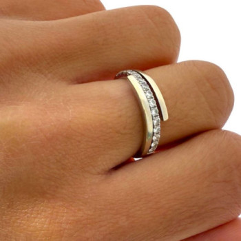 BAGUE OR 18CT 3.72GR DIAMANTS T52