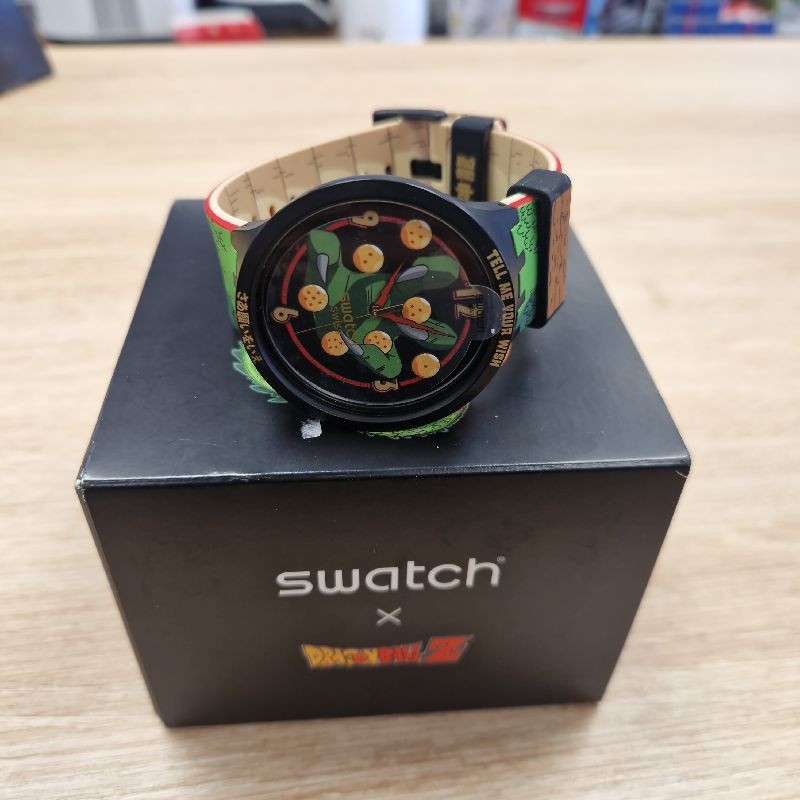 MONTRE SWATCH BIG BOLD X DRAGON BALL Z TELL ME YOUR WISH