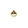 BAGUE LALAOUNIS OR JAUNE 18CT ET SODALITE 7.60G T. 53