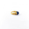 BAGUE LALAOUNIS OR JAUNE 18CT ET SODALITE 7.60G T. 53