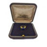 BAGUE LALAOUNIS OR JAUNE 18CT ET SODALITE 7.60G T. 53