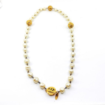 COLLIER CHANEL PERLES L. 65 CM