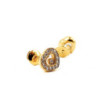 B.O CHOPARD HAPPY DIAMONDS OR JAUNE 18k & DIAMANTS (0.59CT) 6.34G