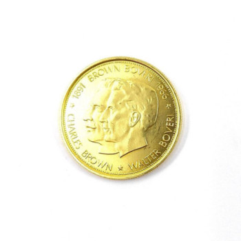 MEDAILLE COMMEMORATIVE BROWN BOVERI OR 18K 12.56G 1966