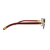 LUNETTES CARTIER EXCEPTION RED WOOD CT0286O 004