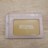 PORTE CARTE MICHAEL KORS ROSE CROCO
