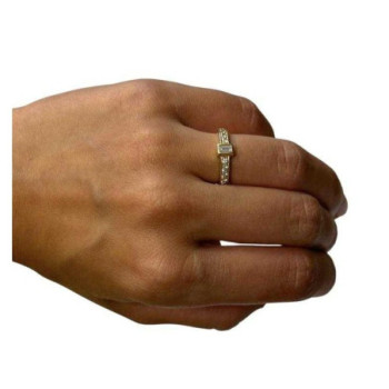 BAGUE OR JAUNE 18CT 2.92GRS T49 DTS