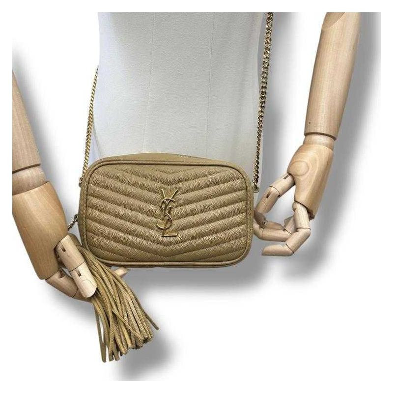 SAC YSL LOU CAMERA BEIGE ET DORE