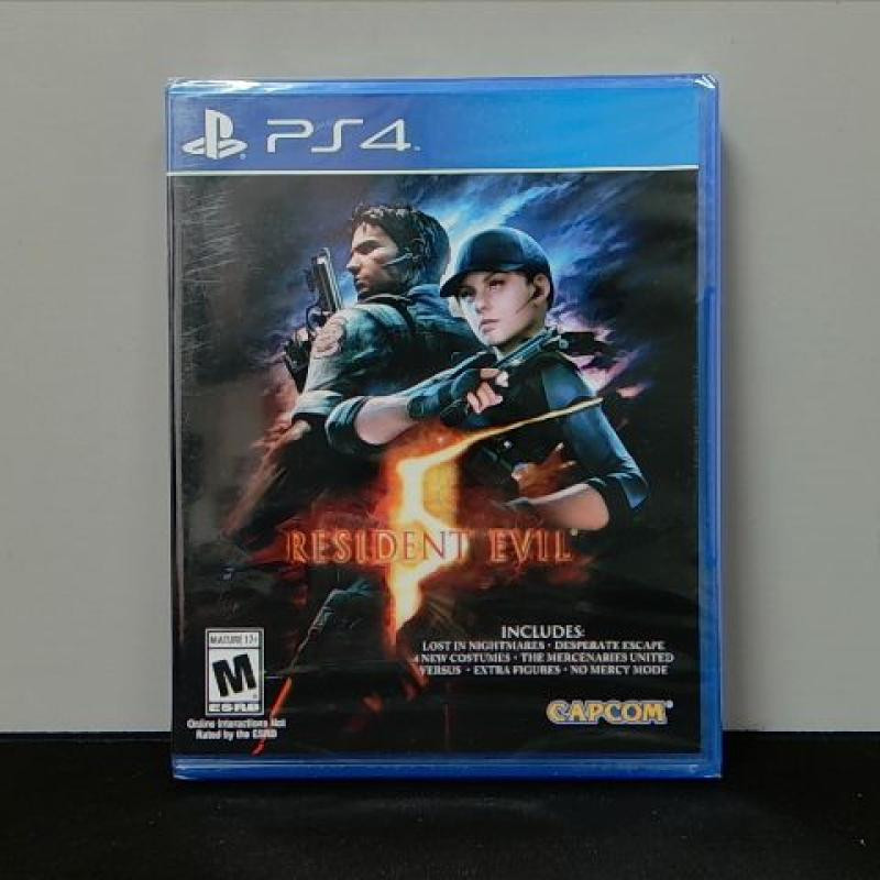 RESIDENT EVIL 5 PS4 NEUF/BLISTER RESIDENT EVIL 5 PS4 NEUF/BLISTER