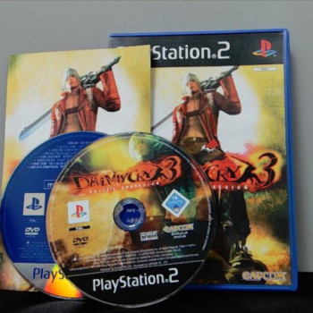 DEVIL MAY CRY 3 DANTE'S AWAKENING DEMO MONSTER HUNTER PACK PS2 COMPLET