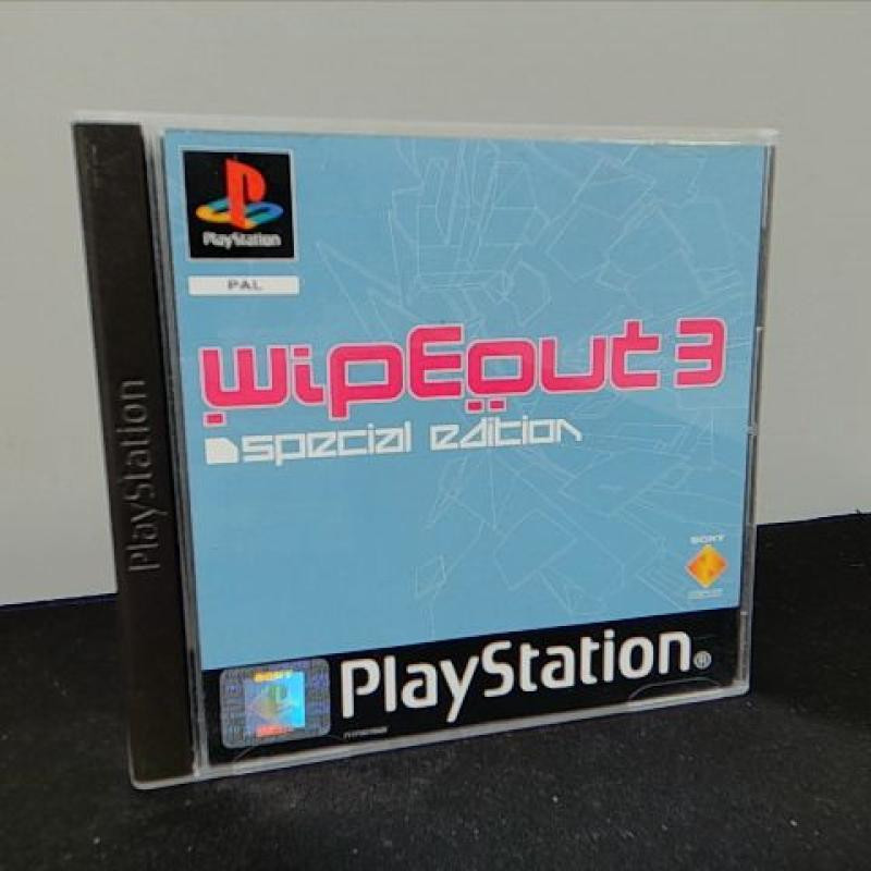 WIPEOUT 3 SPECIAL EDITION PS1 COMPLET WIPEOUT 3 SPECIAL EDITION PS1 COMPLET