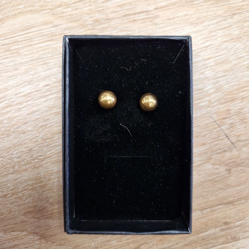 BOUCLES D'OREILLES OR JAUNE 21K 1.6GRS BOUCLES D'OREILLES OR JAUNE 21K 1.6GRS