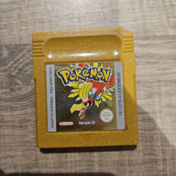 POKEMON VERSION OR GAME BOY COLOR JEU SEUL