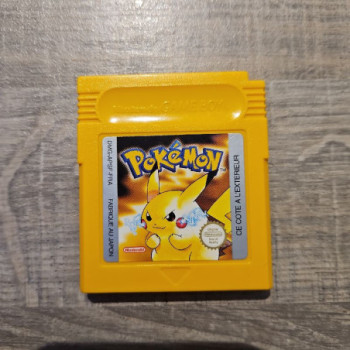 POKEMON JAUNE GAME BOY JEU SEUL