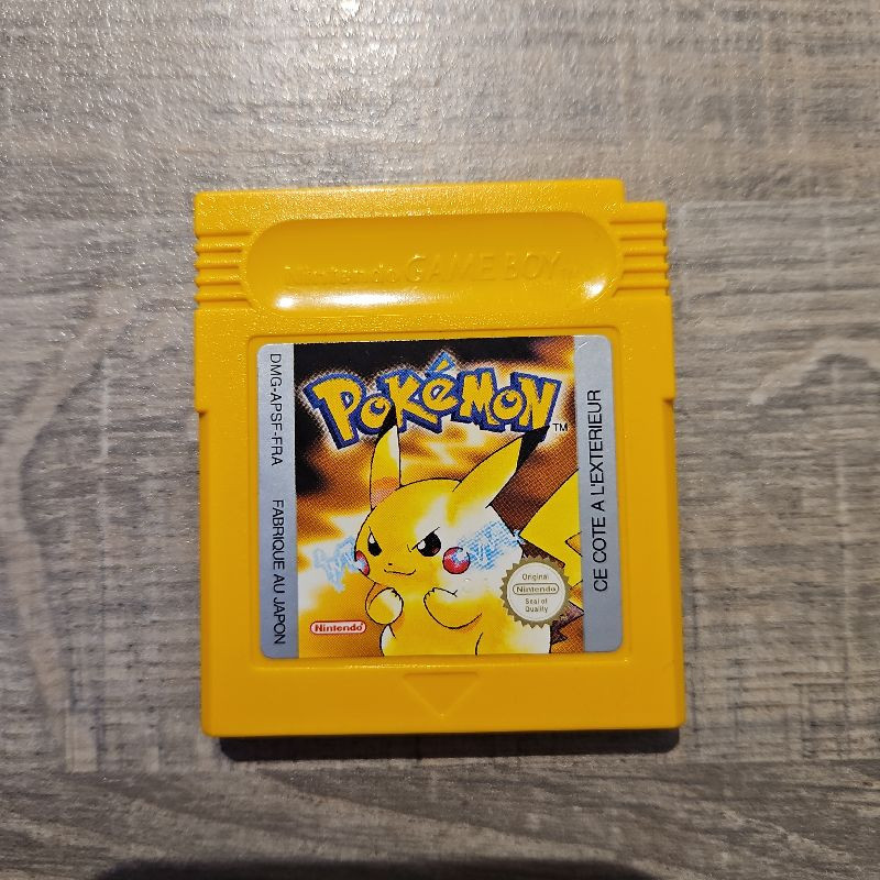 POKEMON JAUNE GAME BOY JEU SEUL POKEMON JAUNE GAME BOY JEU SEUL