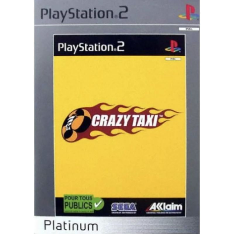 JEU PS2 CRAZY TAXI + NOTICE JEU PS2 CRAZY TAXI + NOTICE