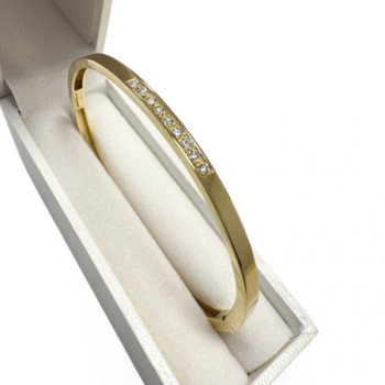 BRACELET OR 750 ET DIAMANTS 12.80GRS
