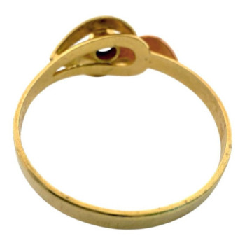 BAGUE OR JAUNE 14CT 1.67GR T57