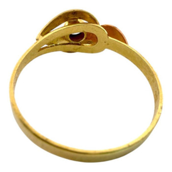 BAGUE OR JAUNE 14CT 1.67GR T57