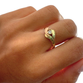 BAGUE OR JAUNE 14CT 1.67GR T57